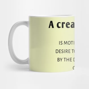 Creative man motive Mug